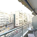 Twin Superior Suites-2nd Floor-balcony-250m Metro Station Thessaloniki